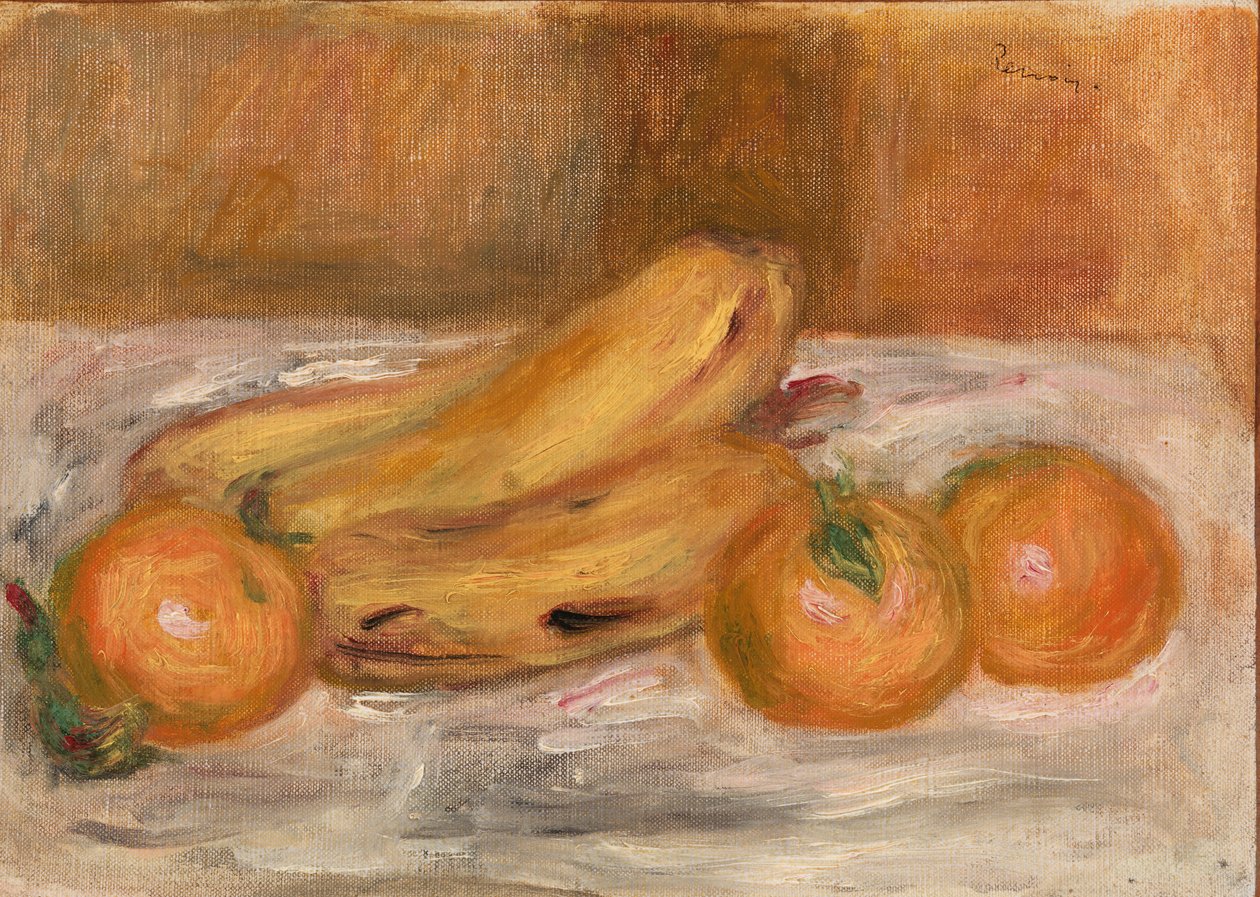 Laranjas e Bananas de Pierre Auguste Renoir