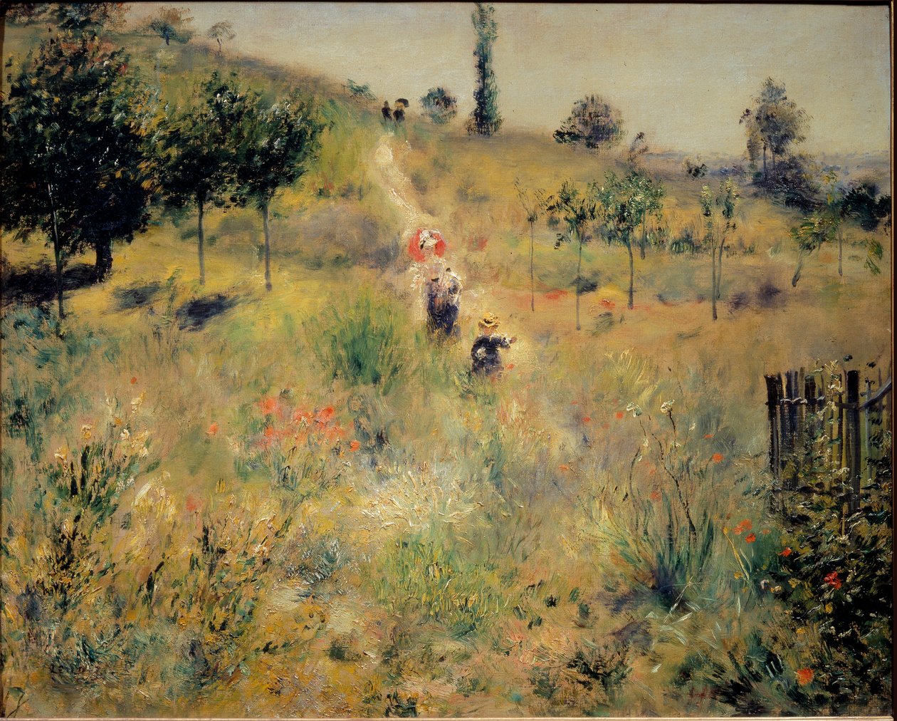 Caminho a subir nas ervas altas de Pierre Auguste Renoir