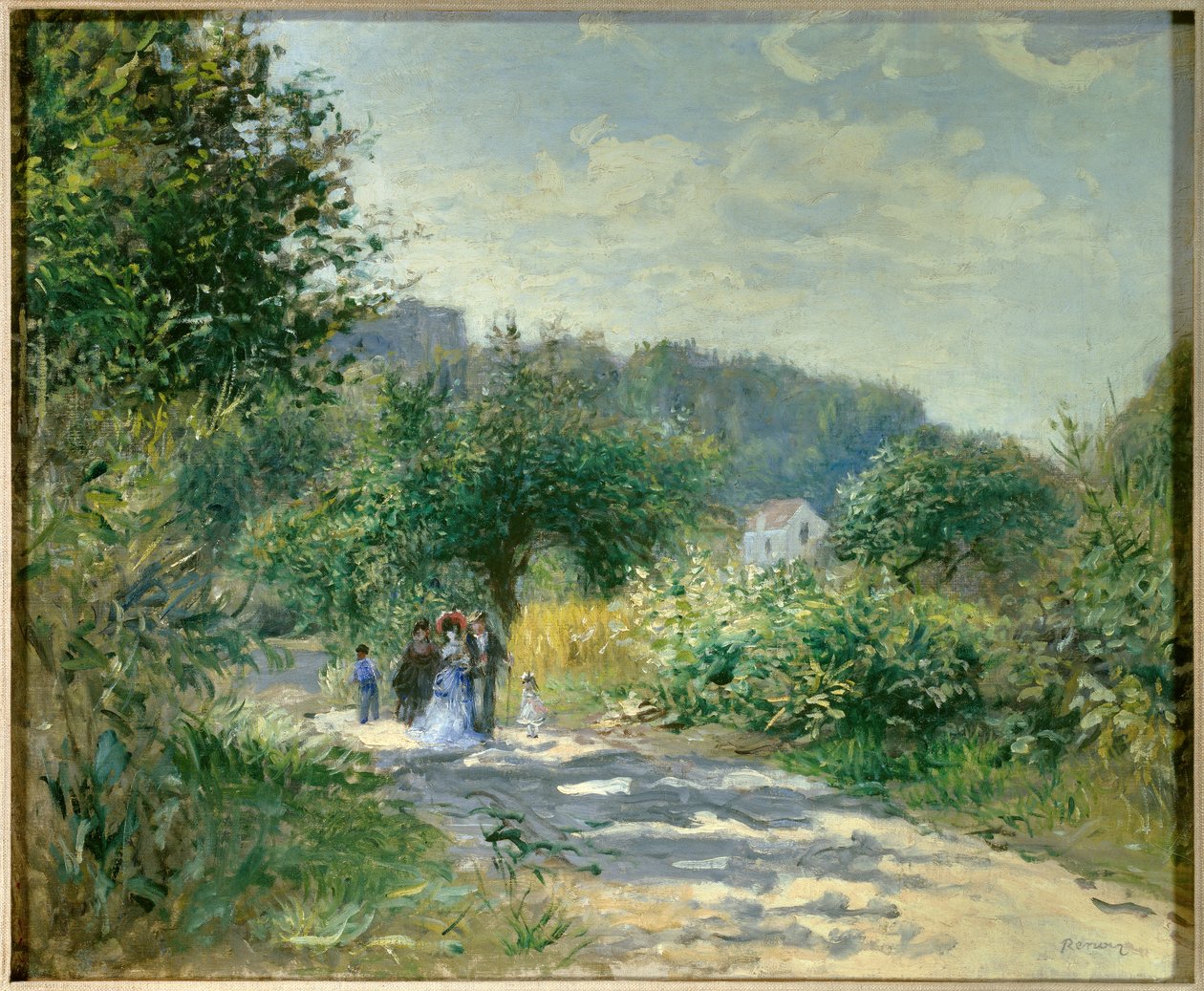 Caminho para Louveciennes de Pierre Auguste Renoir