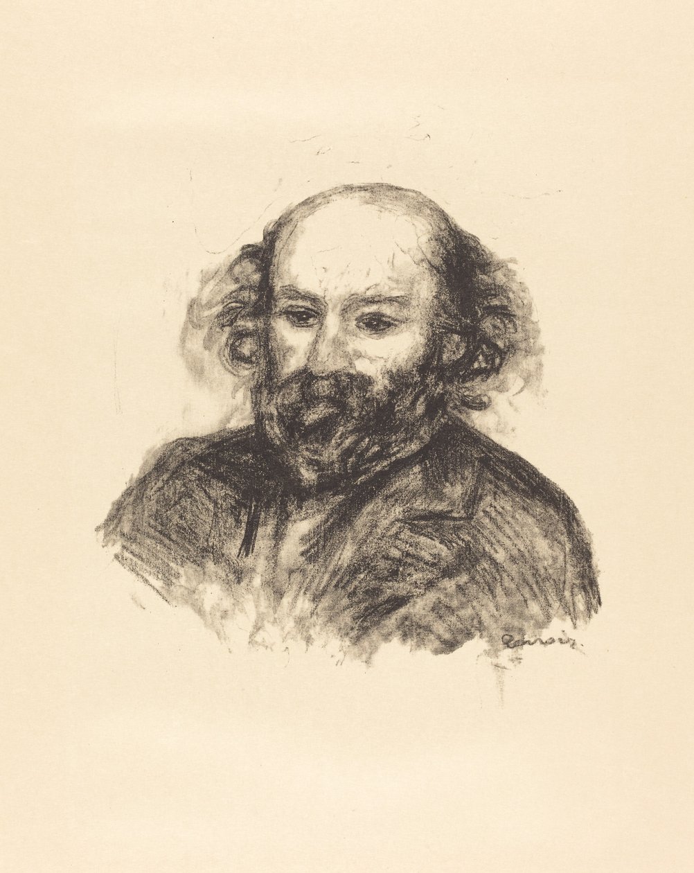 Paul Cézanne, 1902. de Pierre Auguste Renoir