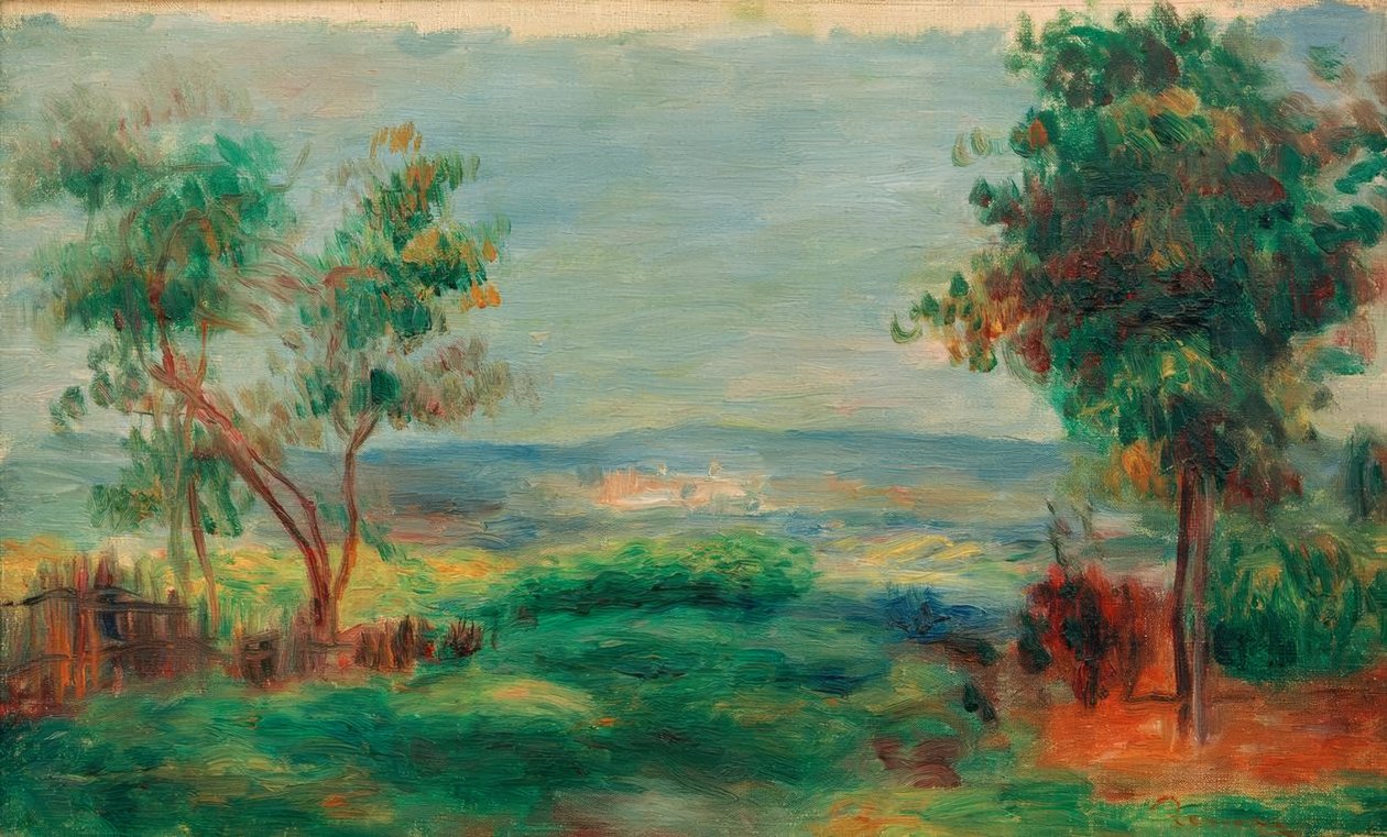 paisagem de Pierre Auguste Renoir