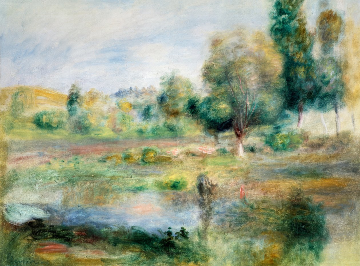 paisagem de Pierre Auguste Renoir