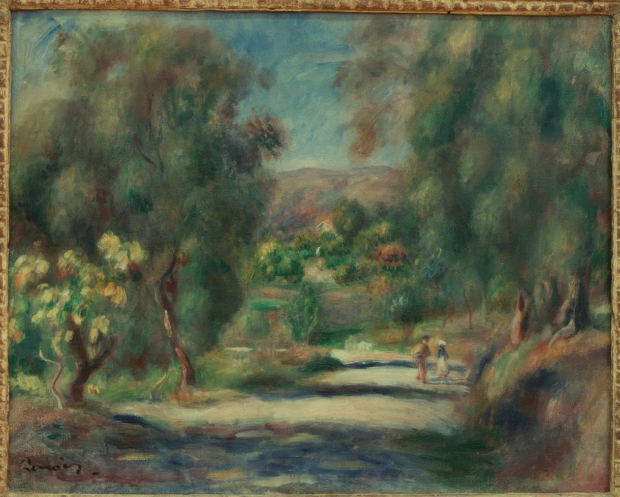 Paisagem de Cagnes de Pierre Auguste Renoir