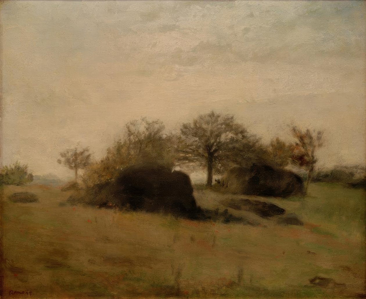 Paisagem de Fontainebleau de Pierre Auguste Renoir