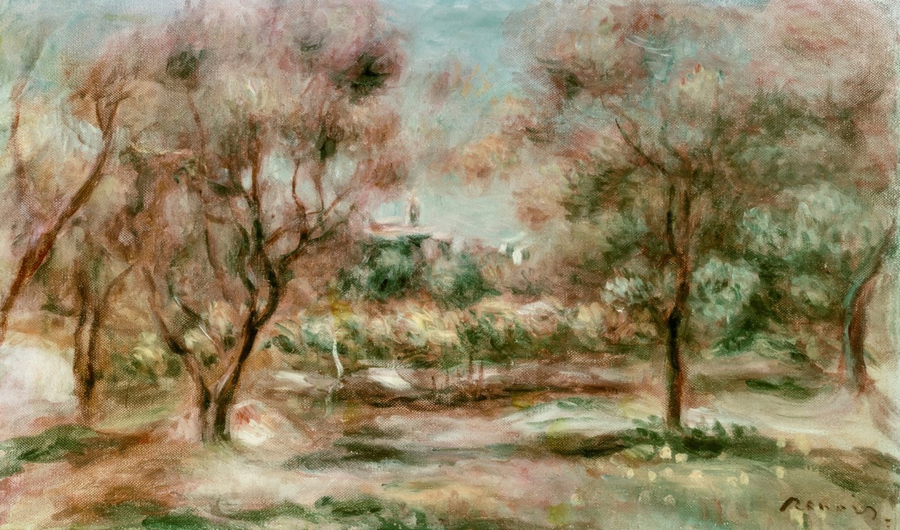 Paisagem de Grasse de Pierre Auguste Renoir