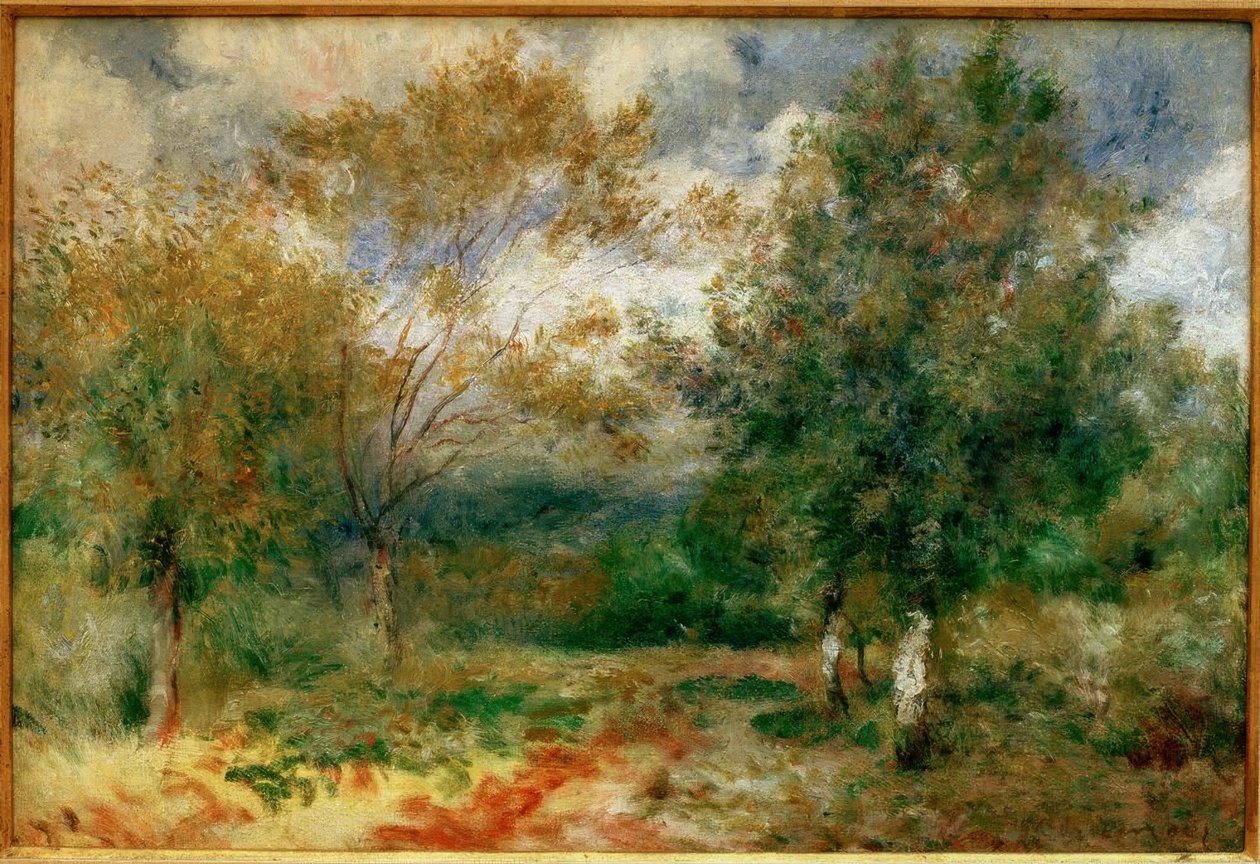 Paisagem ensolarada de Pierre Auguste Renoir
