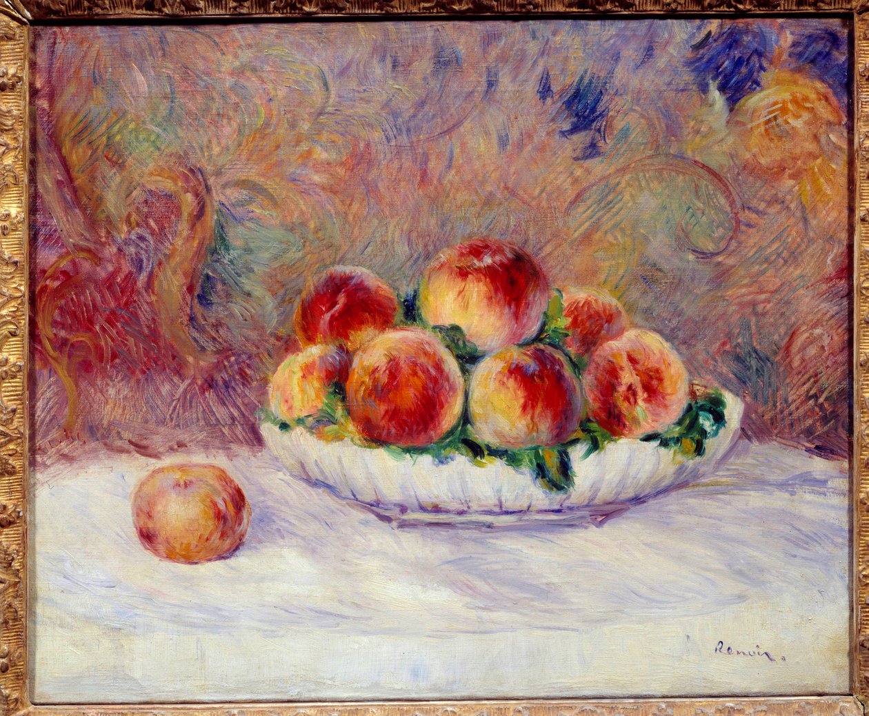 Pêssegos de Pierre Auguste Renoir