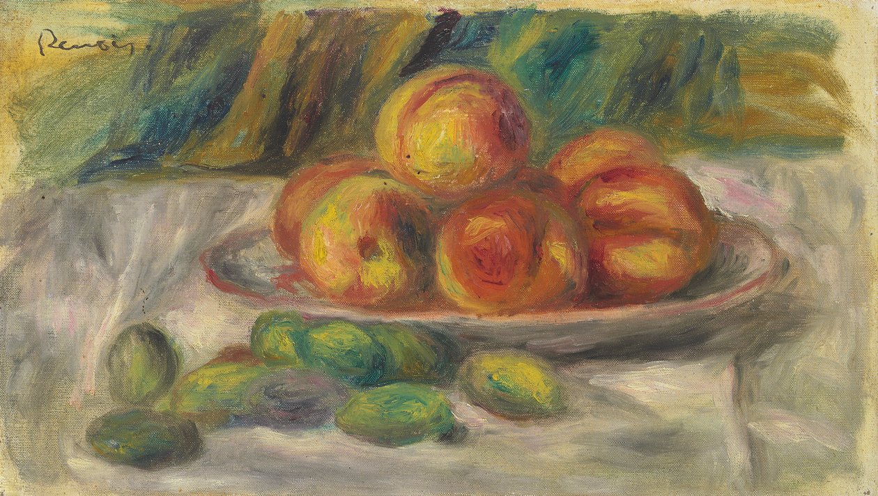 Pêssegos e Amêndoas de Pierre Auguste Renoir