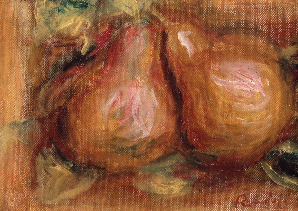 Peras; Peras, c.1915 de Pierre Auguste Renoir