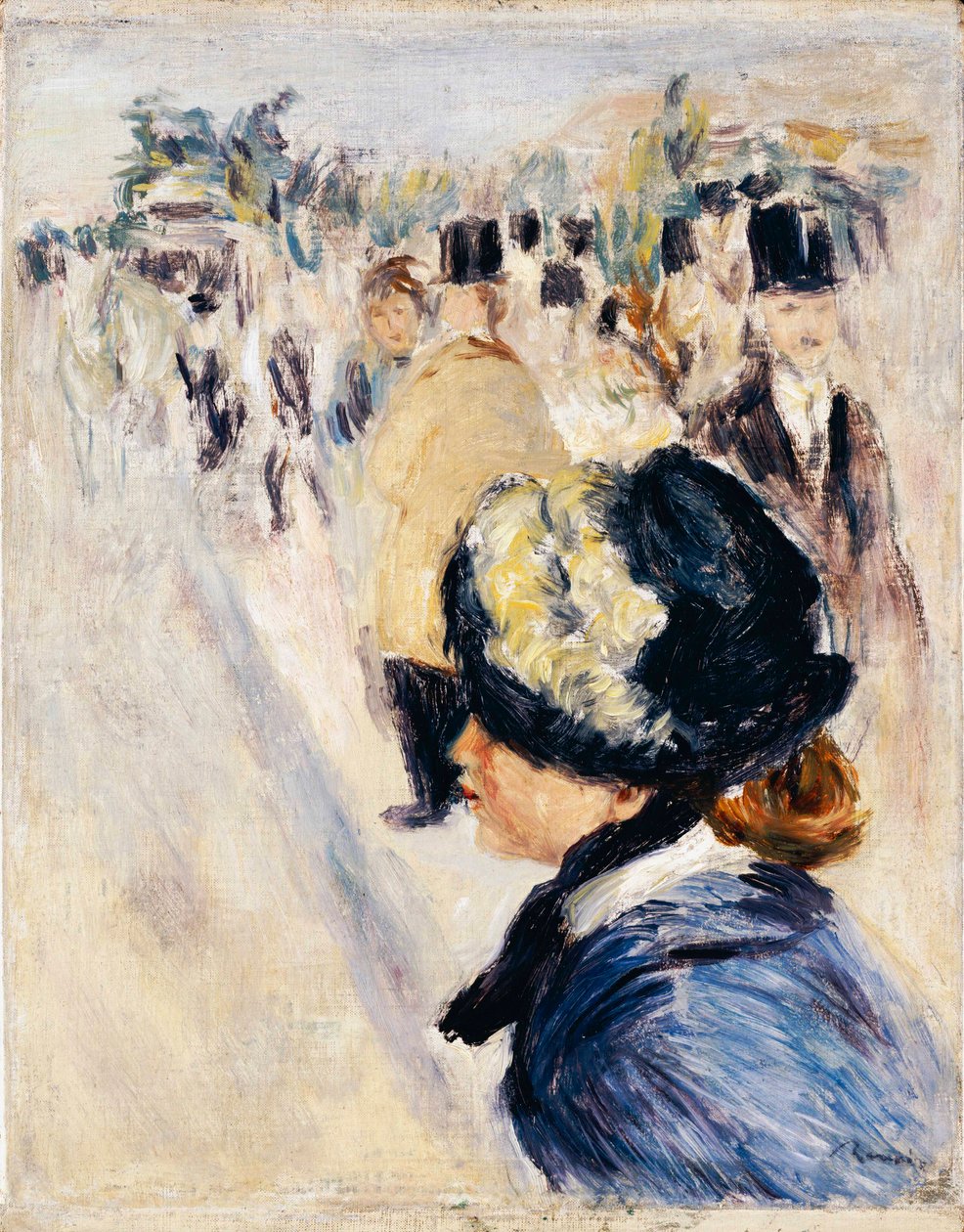 Praça Clichy, c.1880 de Pierre Auguste Renoir
