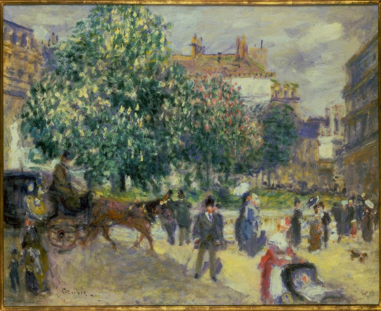 Praça da Trindade de Pierre Auguste Renoir