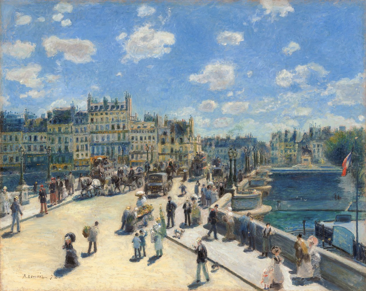 Pont Neuf, Paris de Pierre Auguste Renoir