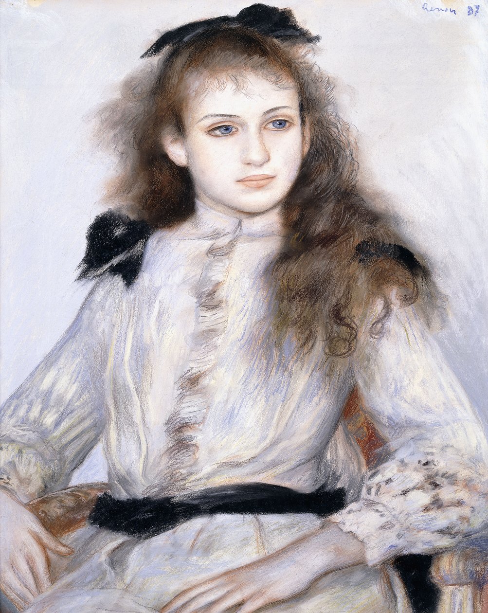 Porrait de Madeleine Adam, 1887 de Pierre Auguste Renoir