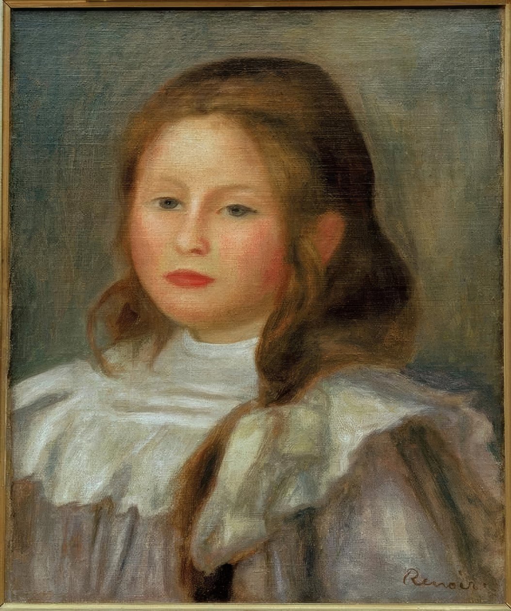 Retrato de uma criança de Pierre Auguste Renoir