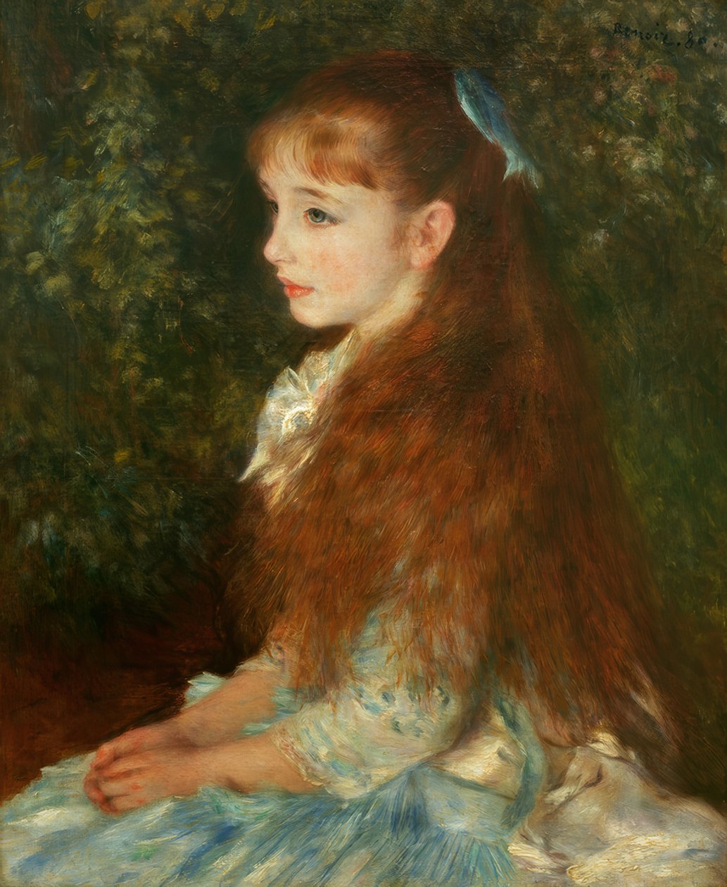 Retrato de Mademoiselle Irene Cahen de Antuérpia de Pierre Auguste Renoir