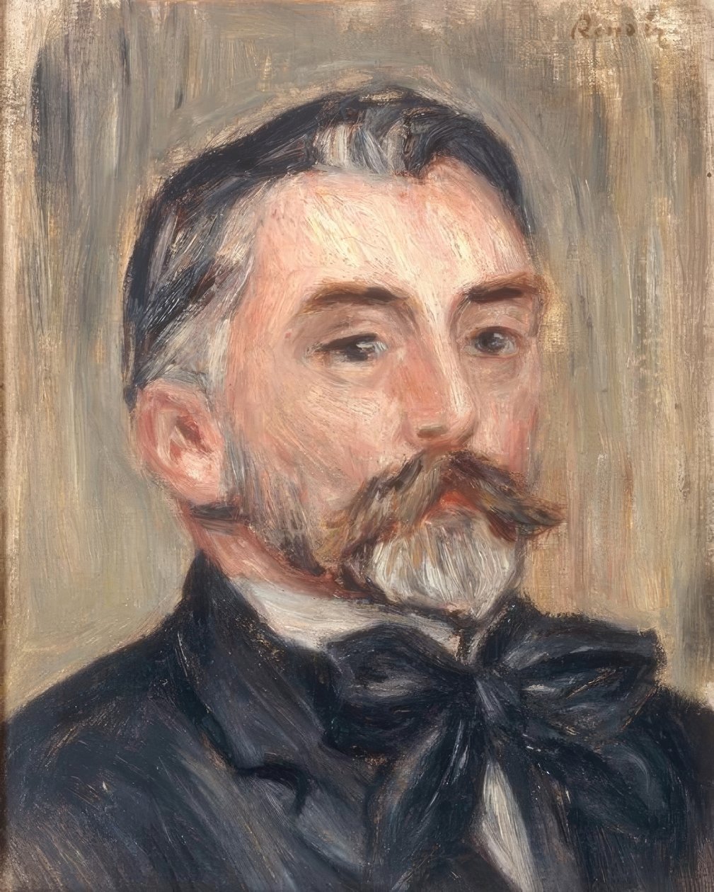 Retrato de Stéphane Mallarmé de Pierre Auguste Renoir