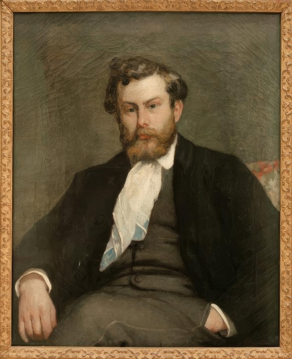 Retrato do pintor Alfred Sisley de Pierre Auguste Renoir