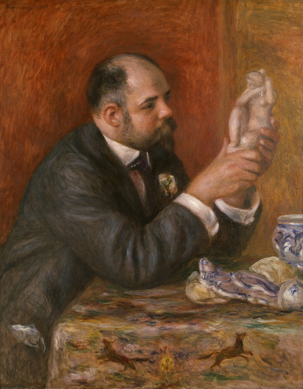 Retrato de Ambroise Vollard 1865-1939, 1908. de Pierre Auguste Renoir