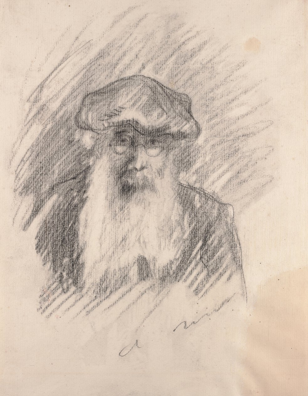 Retrato de Camille Pissarro, c.1893-94 de Pierre Auguste Renoir