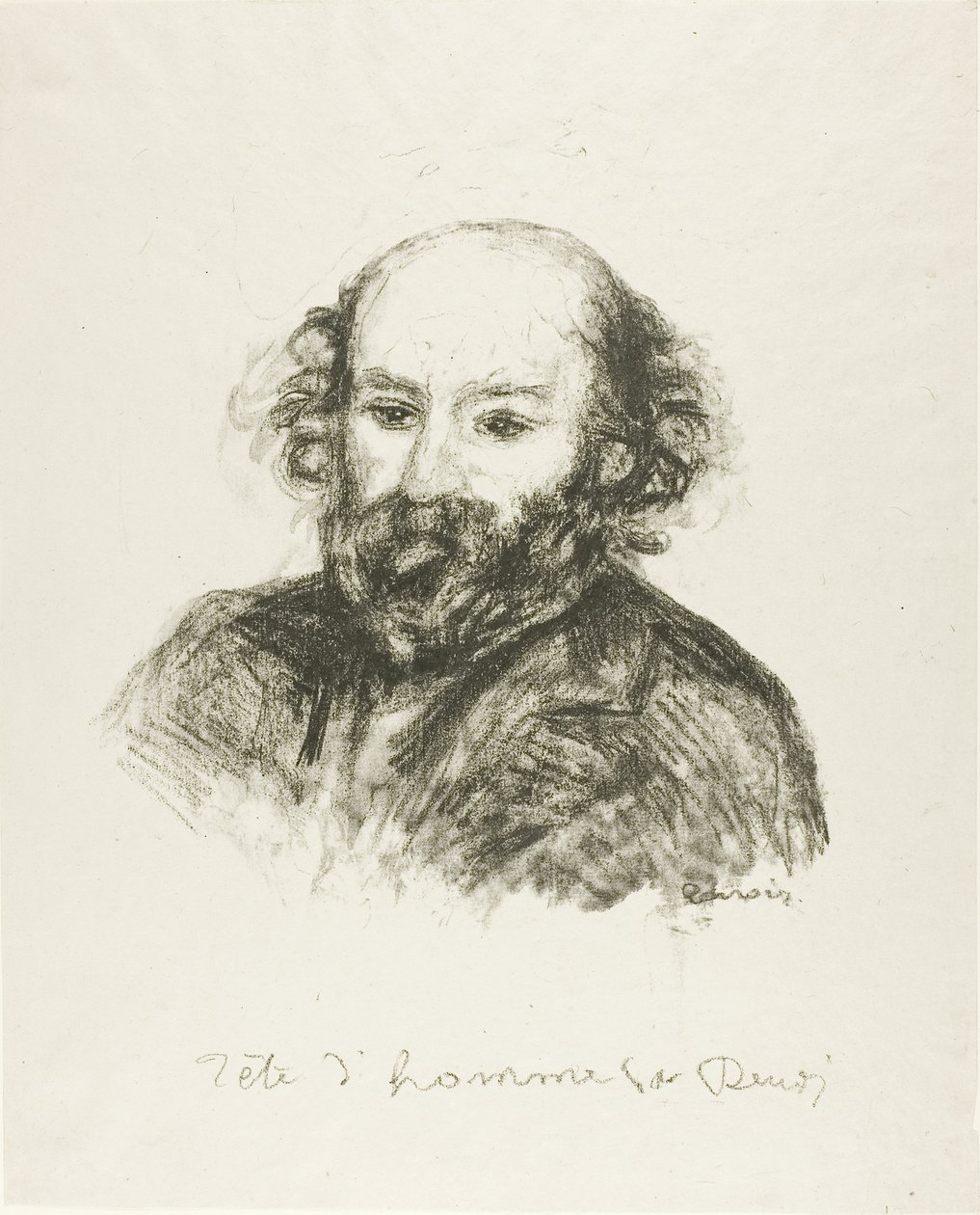 Retrato de Cézanne de Pierre Auguste Renoir