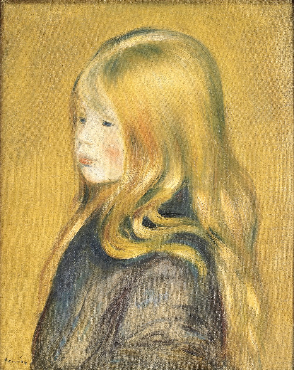 Retrato de Edmond Renoir, Jr., 1888 de Pierre Auguste Renoir