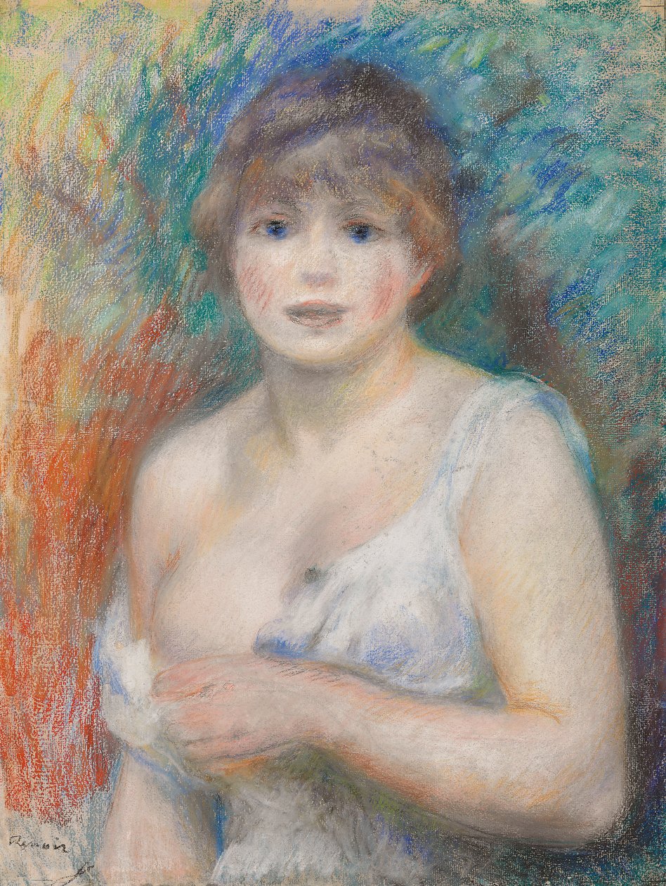 Retrato de Jeanne Samary, c.1879-1880 de Pierre Auguste Renoir