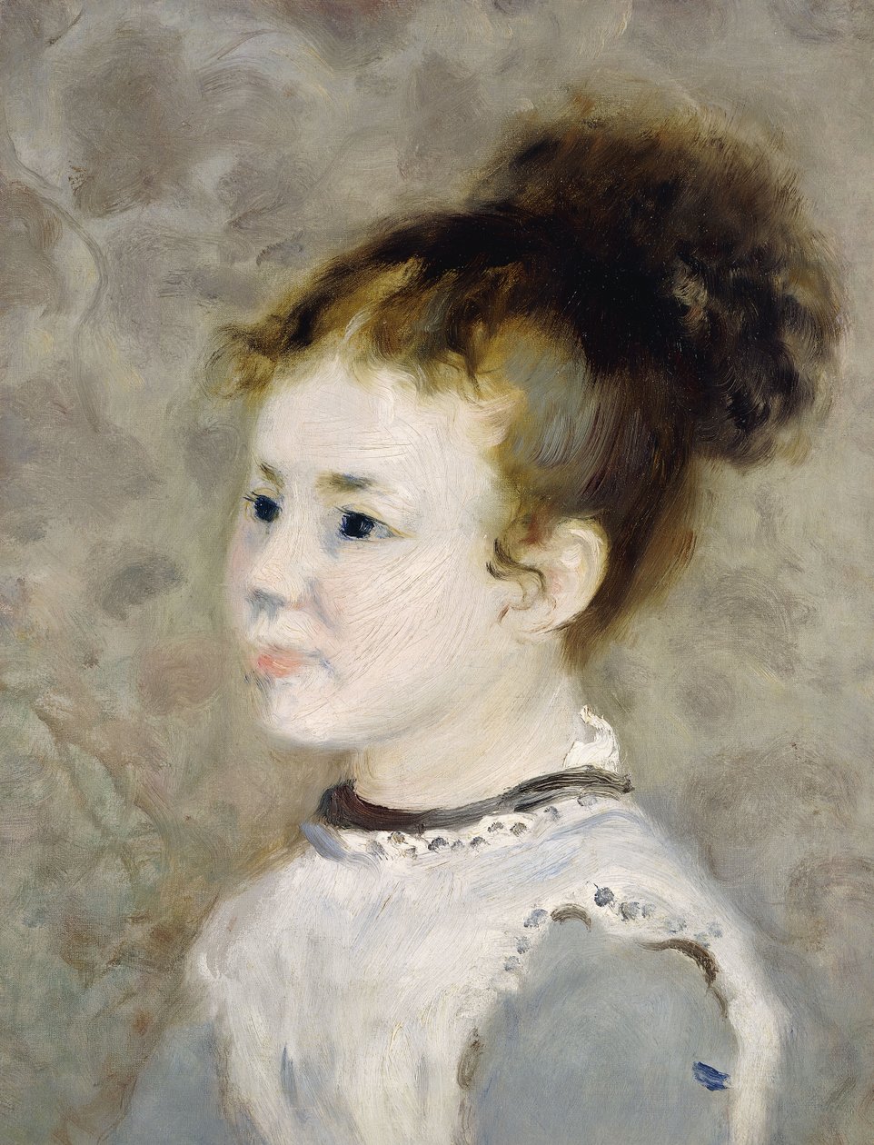 Retrato de Jeanne Sisley, 1875 de Pierre Auguste Renoir