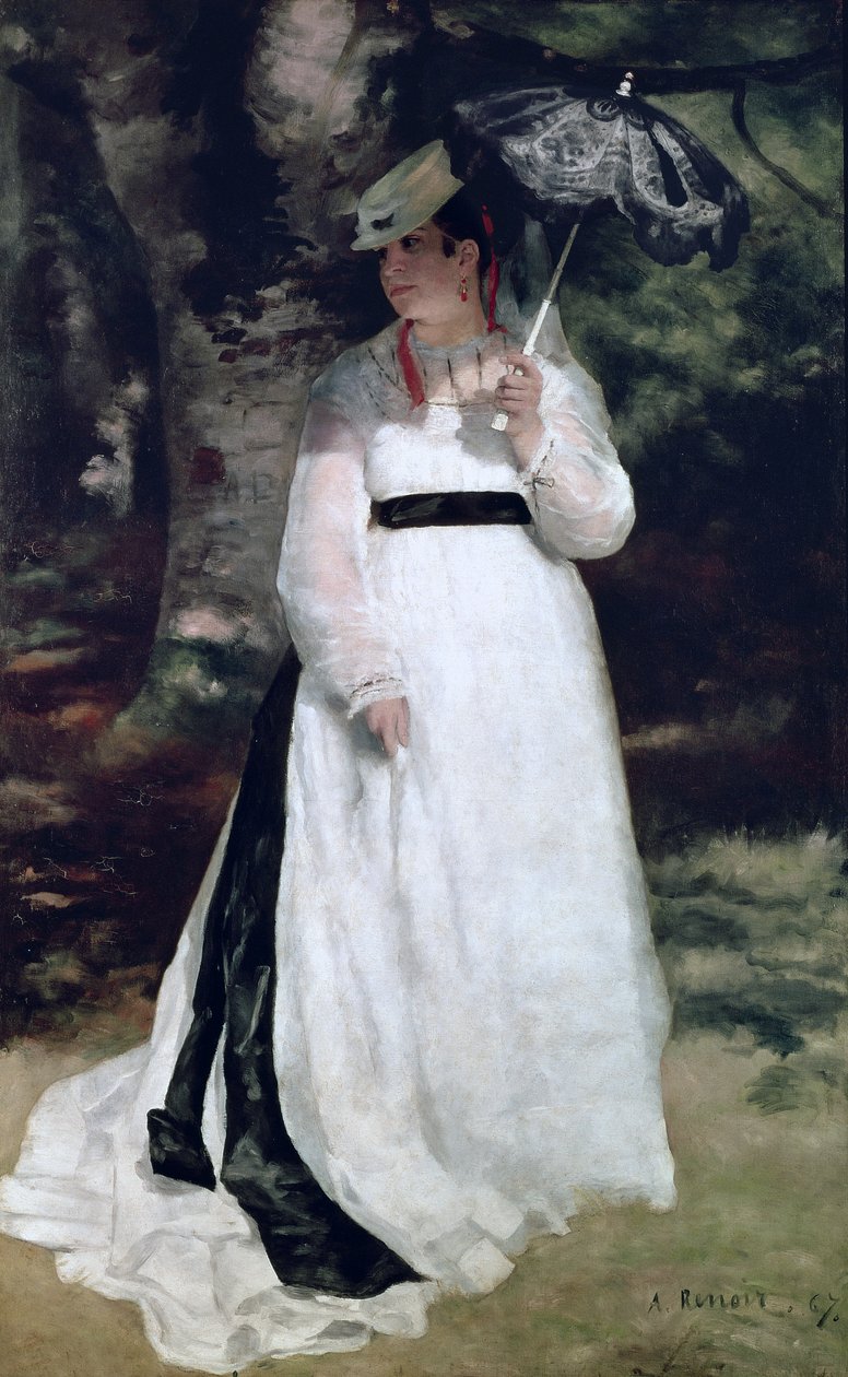 Retrato de Lise (óleo sobre tela) de Pierre Auguste Renoir