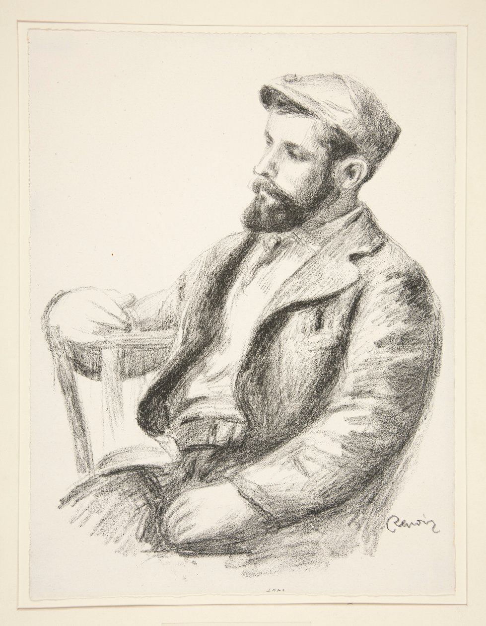 Retrato de Louis Valtat de Pierre Auguste Renoir