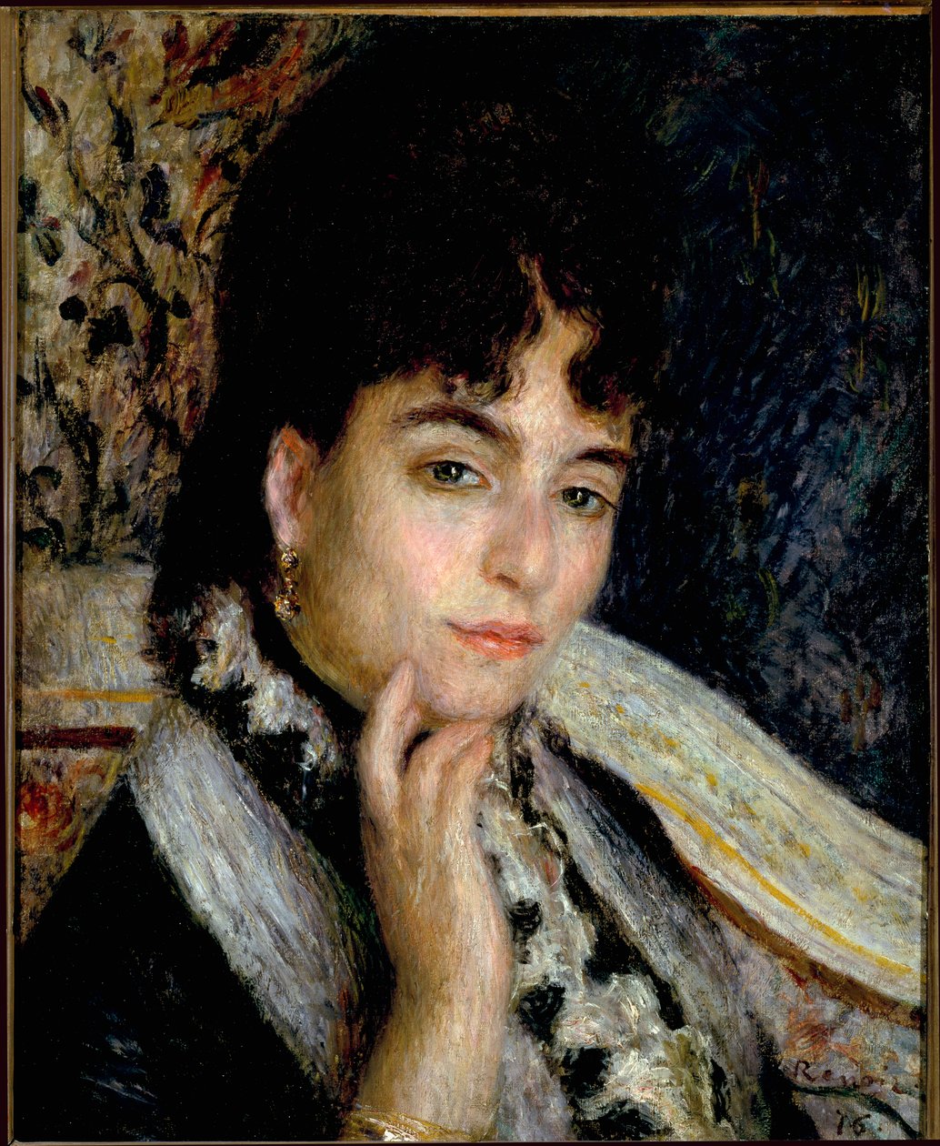 Retrato de Madame Alphonse Daudet (óleo sobre tela de Pierre Auguste Renoir