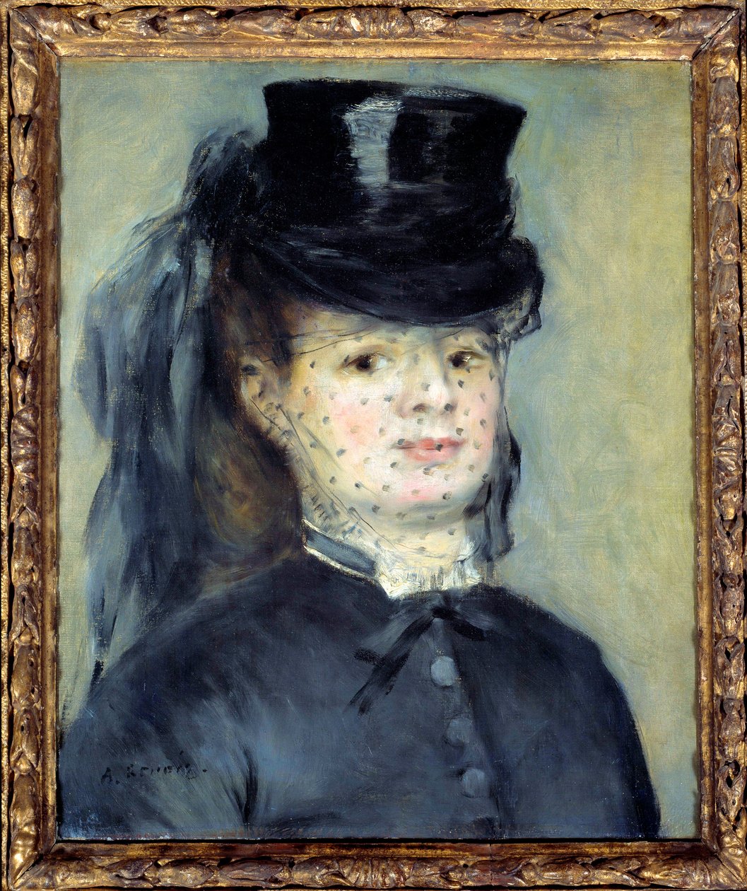 Retrato de Madame Darras, nascida Henriette Oudiette, esposa do Capitão Paul Darras (Estudo para a Amazônia de 1873) de Pierre Auguste Renoir
