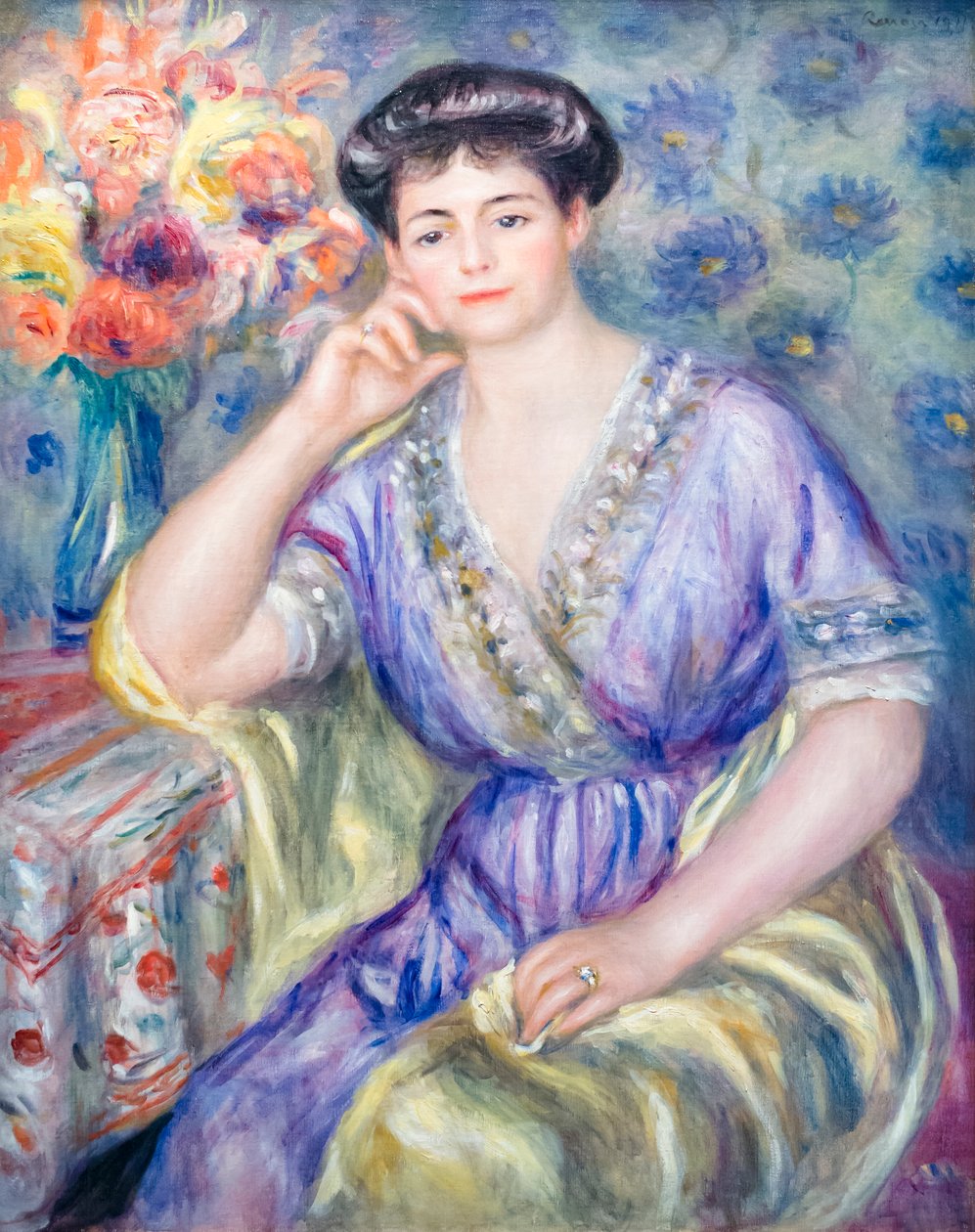 Retrato de Madame Joseph Durand Ruel de Pierre Auguste Renoir