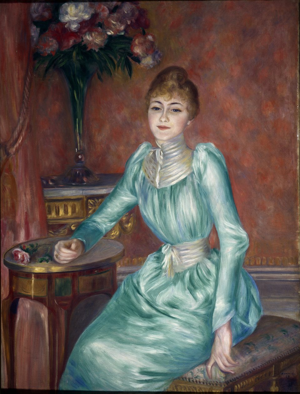 Retrato de Madame de Bonnieres (óleo sobre tela de Pierre Auguste Renoir