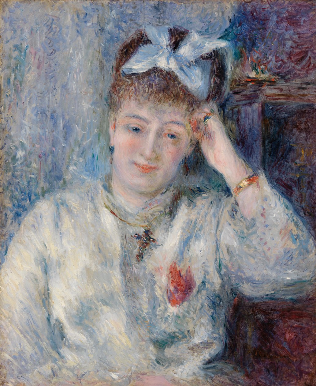 Retrato de Mademoiselle Marie Murer (Retrato de Mademoiselle Marie Murer) de Pierre Auguste Renoir