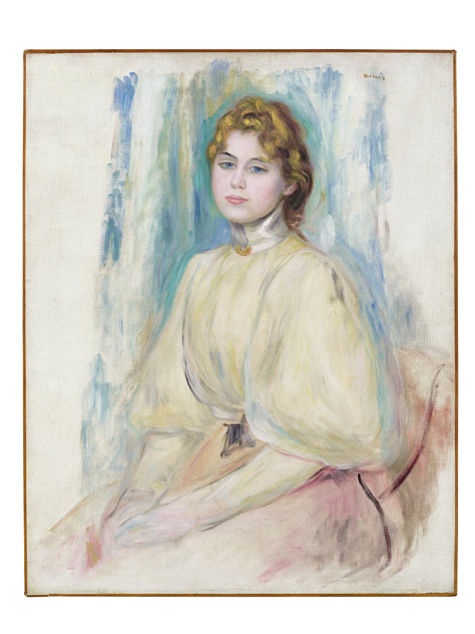 Retrato de Mademoiselle Yvonne Lerolle, c.1894 de Pierre Auguste Renoir