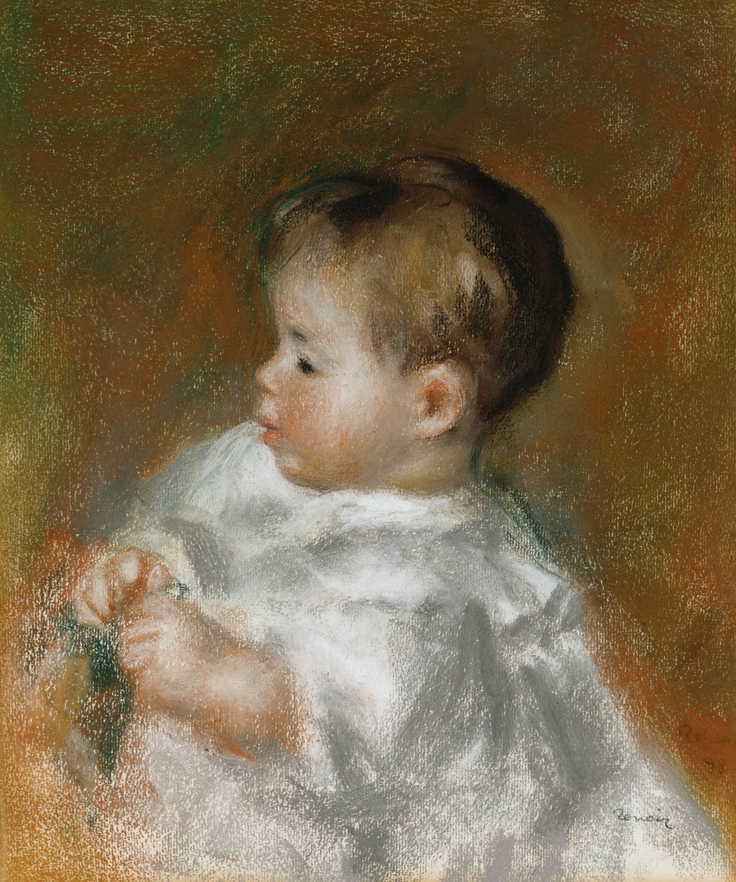 Retrato de Marie-Louise Durand-Ruel; Retrato de Marie-Louise Durand-Ruel, 1898 de Pierre Auguste Renoir