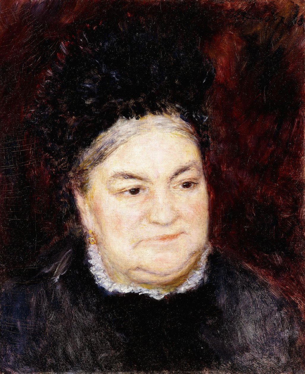 Retrato de mulher velha de Pierre Auguste Renoir