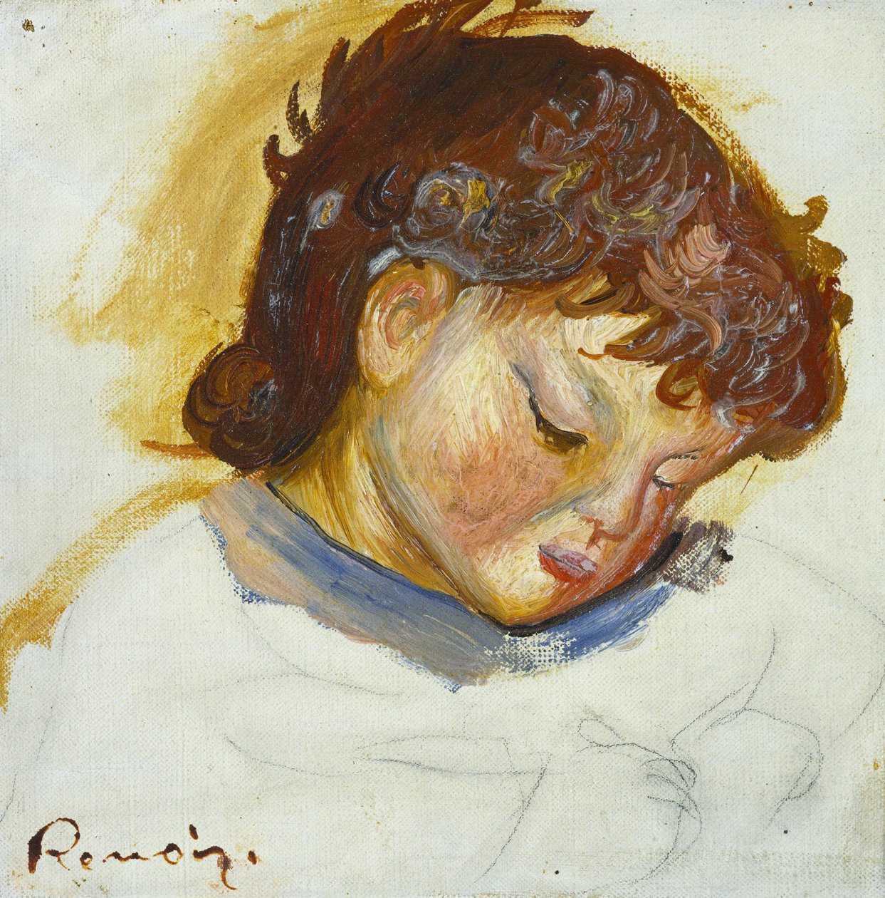 Retrato de Pierre Renoir, 1888 de Pierre Auguste Renoir