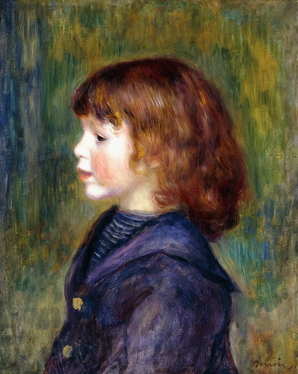 Retrato de Pierre Renoir em um terno de marinheiro, 1890 de Pierre Auguste Renoir