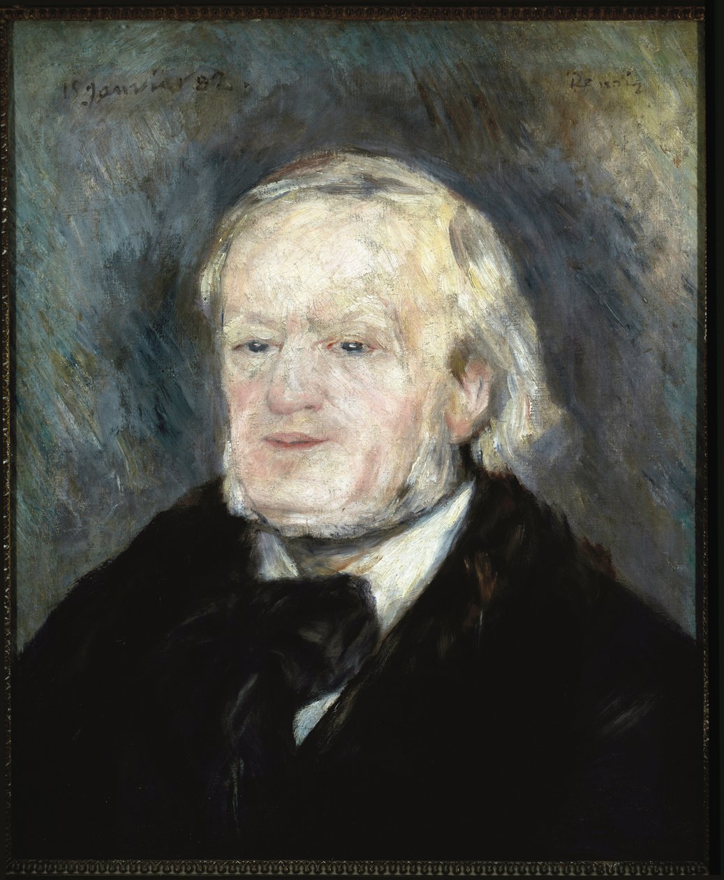 Retrato de Richard Wagner (óleo sobre tela de Pierre Auguste Renoir