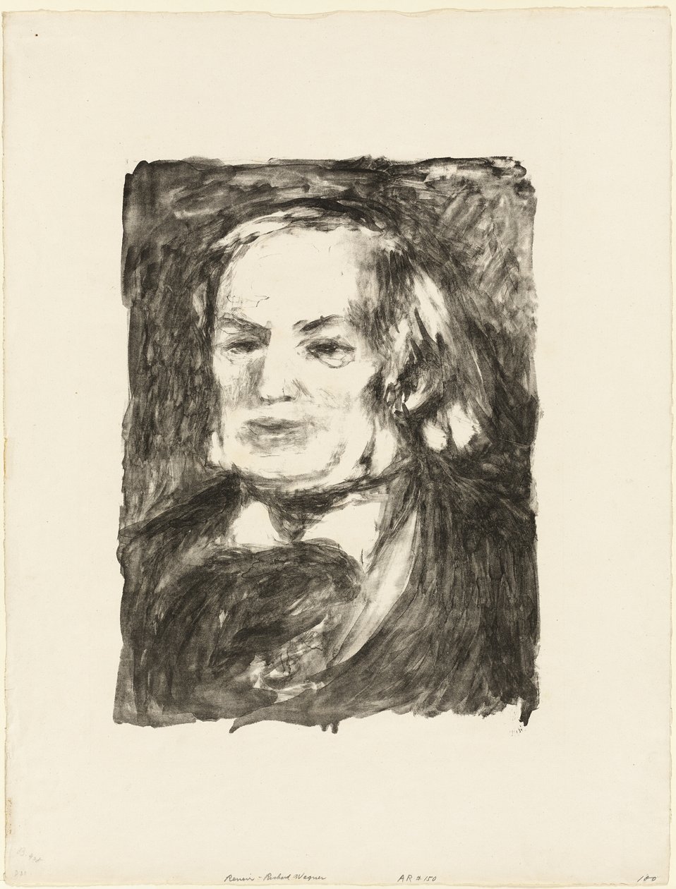 Retrato de Richard Wagner de Pierre Auguste Renoir