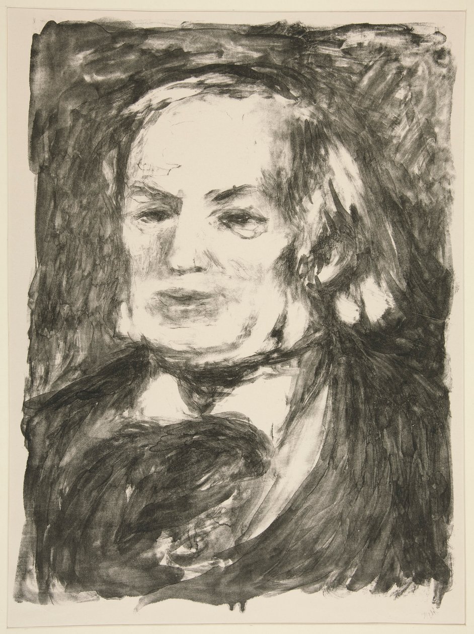Retrato de Richard Wagner de Pierre Auguste Renoir
