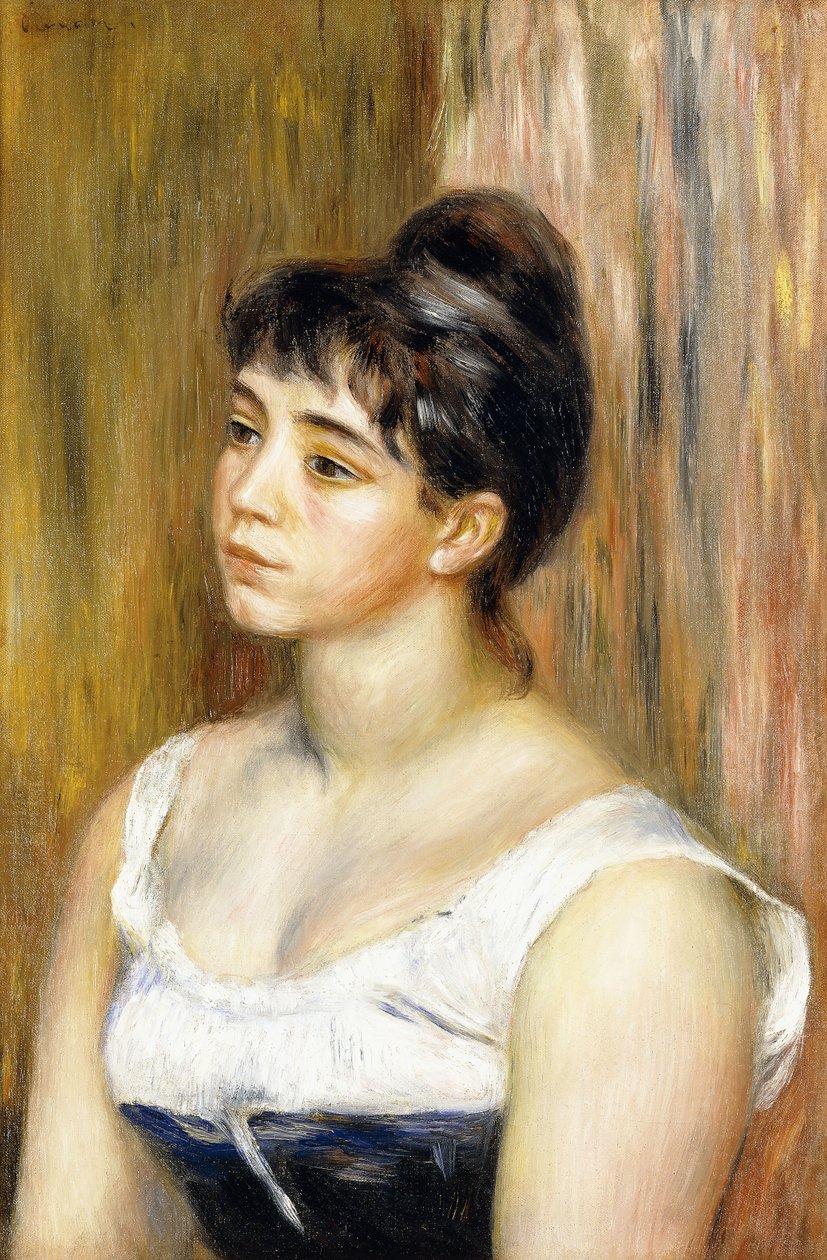Retrato de Suzanne Valadon, c.1885 de Pierre Auguste Renoir