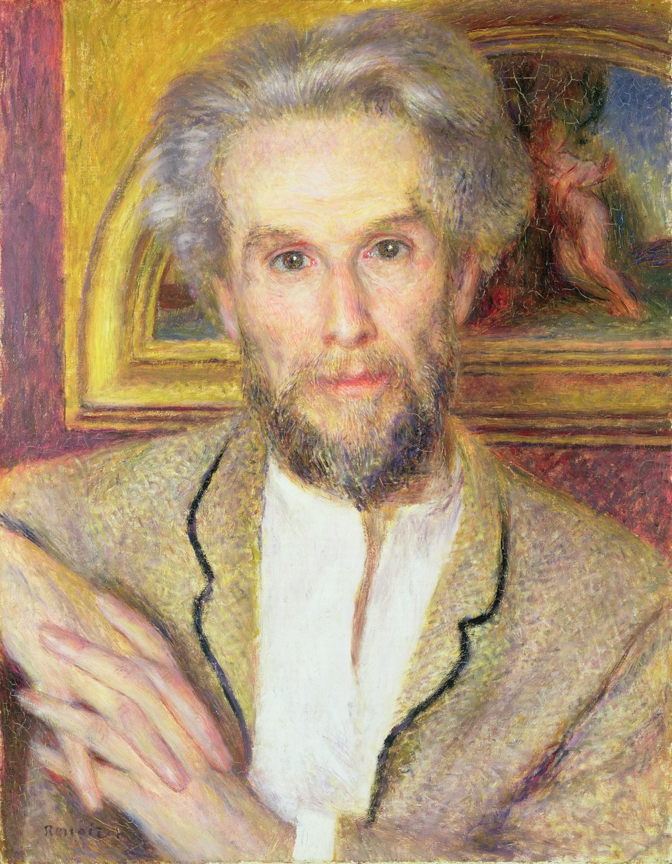 Retrato de Victor Choquet (1821-91) c.1875 (óleo sobre tela) de Pierre Auguste Renoir