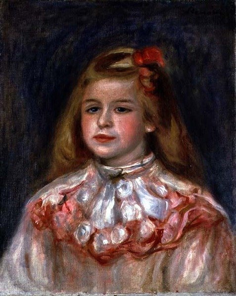 Retrato de uma Jovem, c.1895 (óleo sobre tela) de Pierre Auguste Renoir