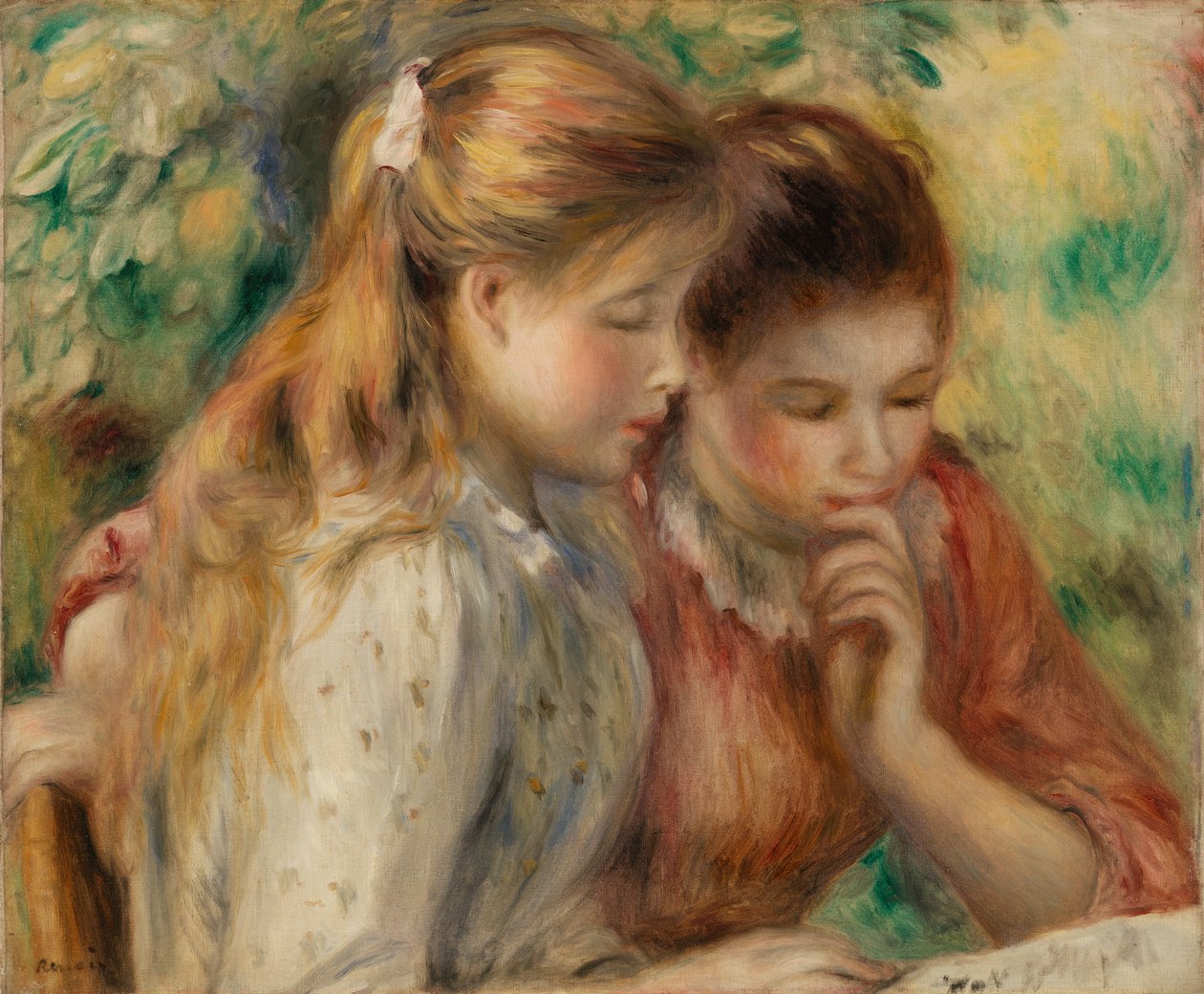 Leitura (La Lecture) de Pierre Auguste Renoir