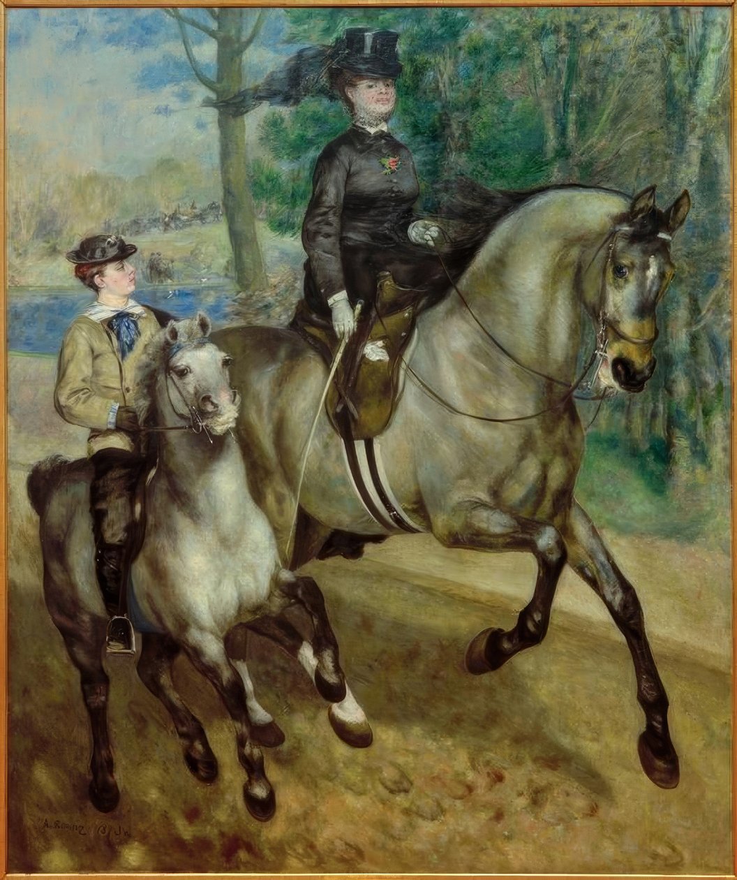 Amazona no Bois de Boulogne de Pierre Auguste Renoir