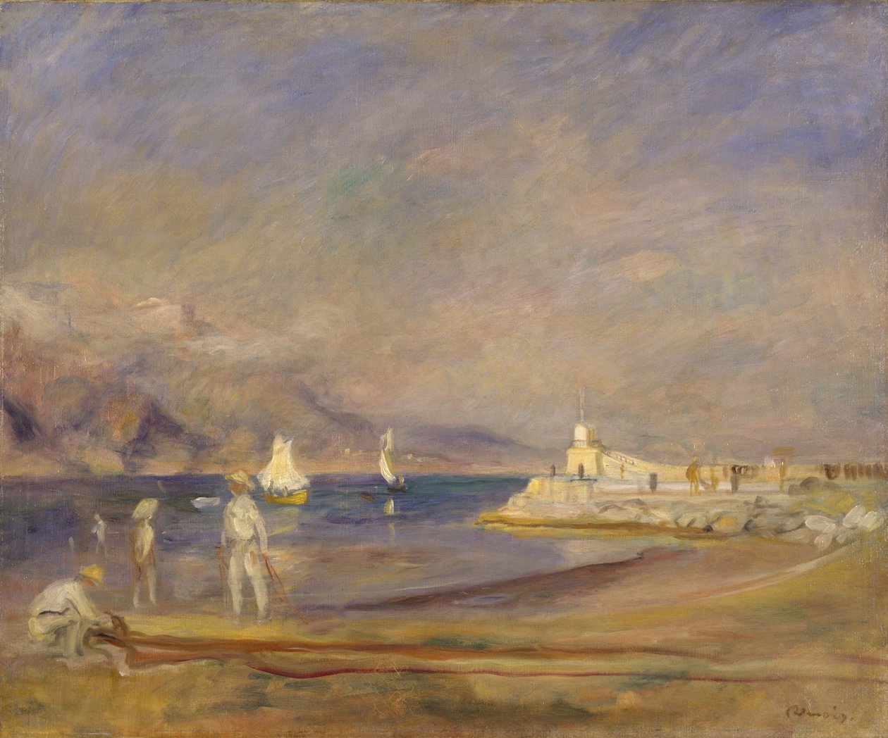 Saint-Tropez, 1898-1900 de Pierre Auguste Renoir