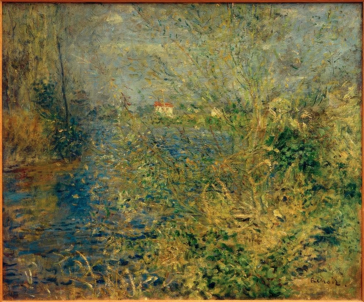Sua paisagem em Argenteuil de Pierre Auguste Renoir