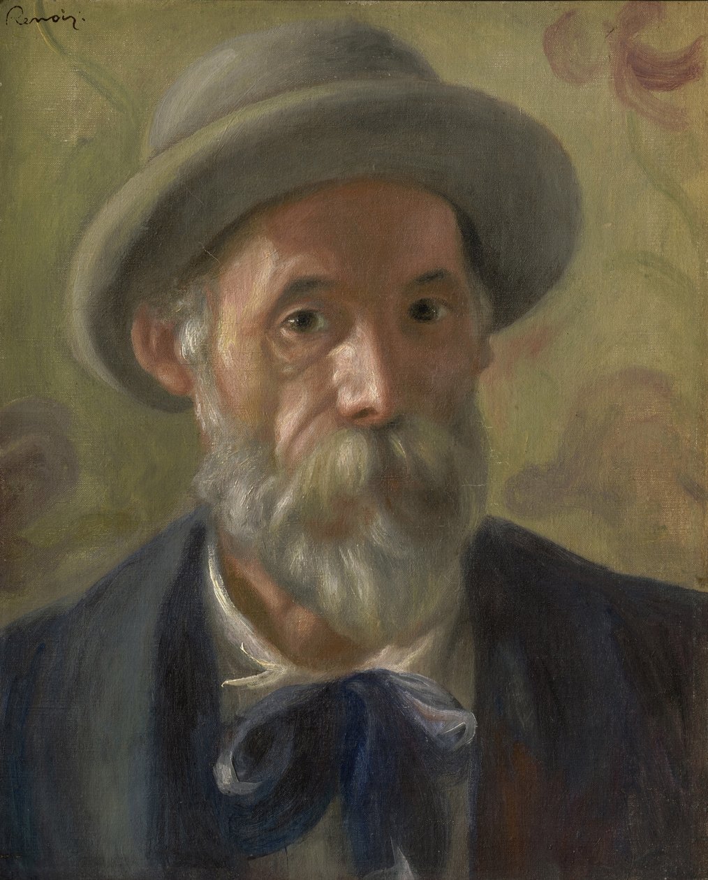 Auto-retrato, 1899 de Pierre Auguste Renoir